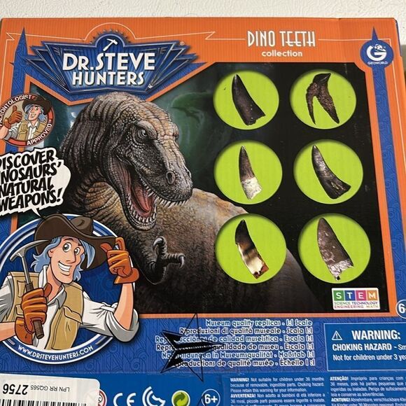 Dr. Hunters Dino Teeth Replica Collection & ArtSkills Dino Eggs Excavation Kit - Picture 2 of 10